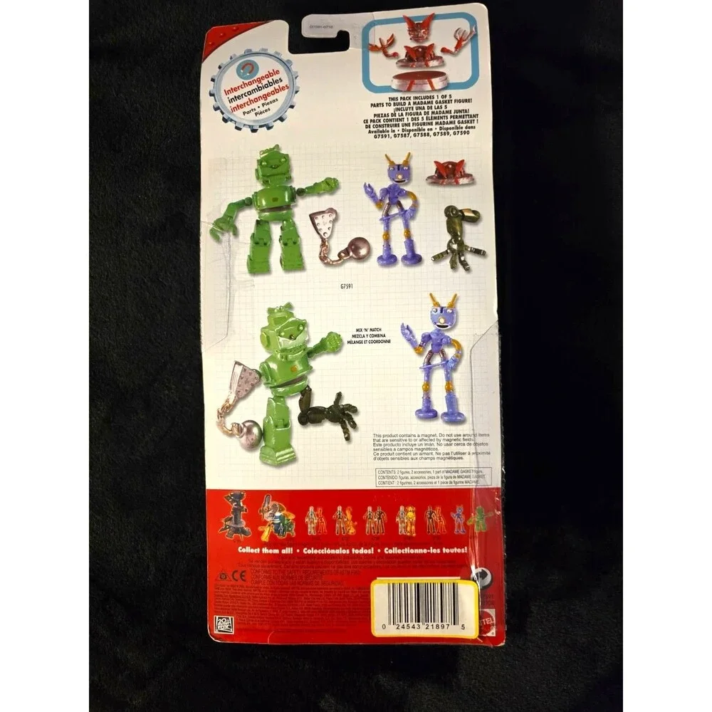 Robots Lug & Diesel Springer Action Figures Mattel 2004 Brand New